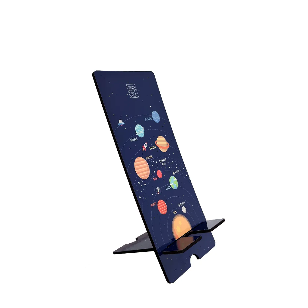 Ảnh Giá đỡ điện thoại để bàn Unique Case in hình Hệ Mặt Trời PS001 - Solar System Phone Stand 1
