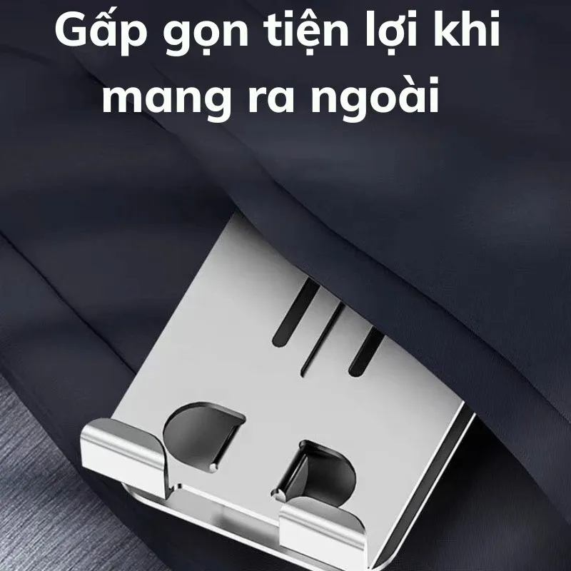 Ảnh Giá Đỡ Điện Thoại Máy Tính Bảng Vinzy Xoay 360 Hợp Kim Nhôm, Kệ Điện Thoại Xem Phim Livestream 4