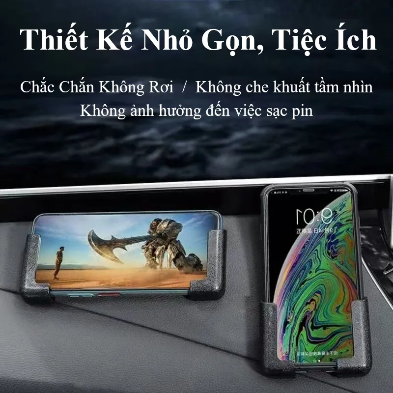 Ảnh Giá đỡ điện thoại mini dán ô tô MYT Giá gắn điện thoại nhựa PVC mềm dán taplo xe siêu dính nhỏ gọn tiện lợi 3