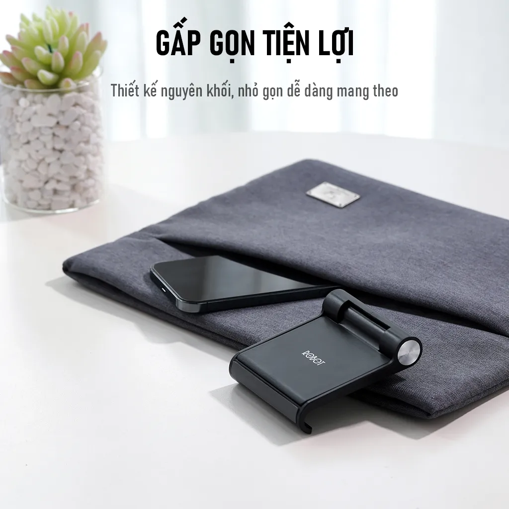 Ảnh Giá Đỡ Điện Thoại ROBOT Gấp Gọn Tiện Lợi RT-US07 - Hàng Chính Hãng 3