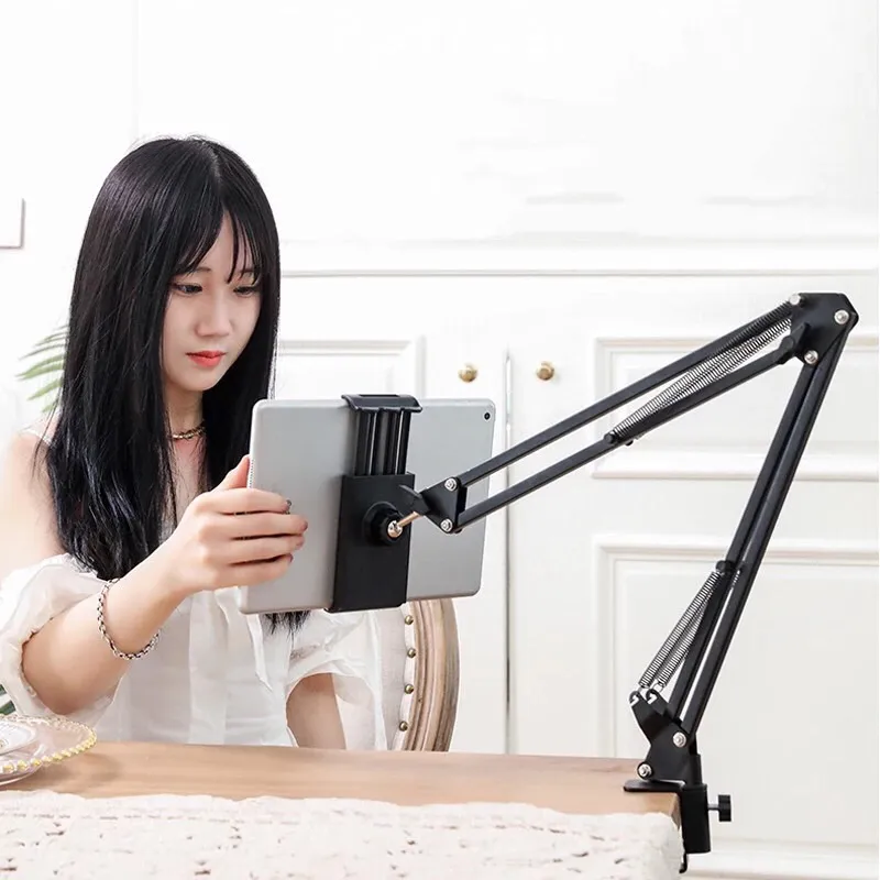 Ảnh Giá Đỡ Ipad Điện Thoại KB24 - Kẹp Đầu Giường, Kẹp Bàn Xoay 360 Độ Để Chụp Ảnh Quay Phim - HOLOCOM 4