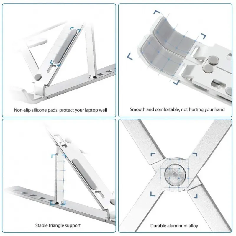 Ảnh Giá Đỡ Laptop,Giá kê MacBook IPAD ZTUSMART Để Bàn Dễ Dàng Gấp Gọn Hợp Kim Nhôm Cao Cấp,tản nhiệt tốt 4