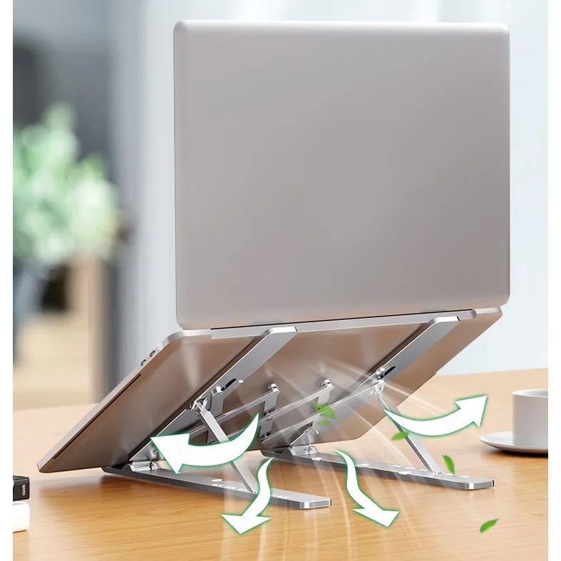 Ảnh Giá Đỡ Laptop,IPAD, Điện Thoại ZTU SMART Z5 Gấp Gọn Hợp Kim Nhôm Cao Cấp ,Hỗ trợ tản nhiệt, Kèm Túi Vải 4