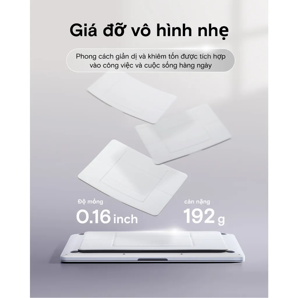 Đánh giá Giá đỡ vô hình MOFT: Siêu mỏng, tiện lợi cho Laptop & Tablet