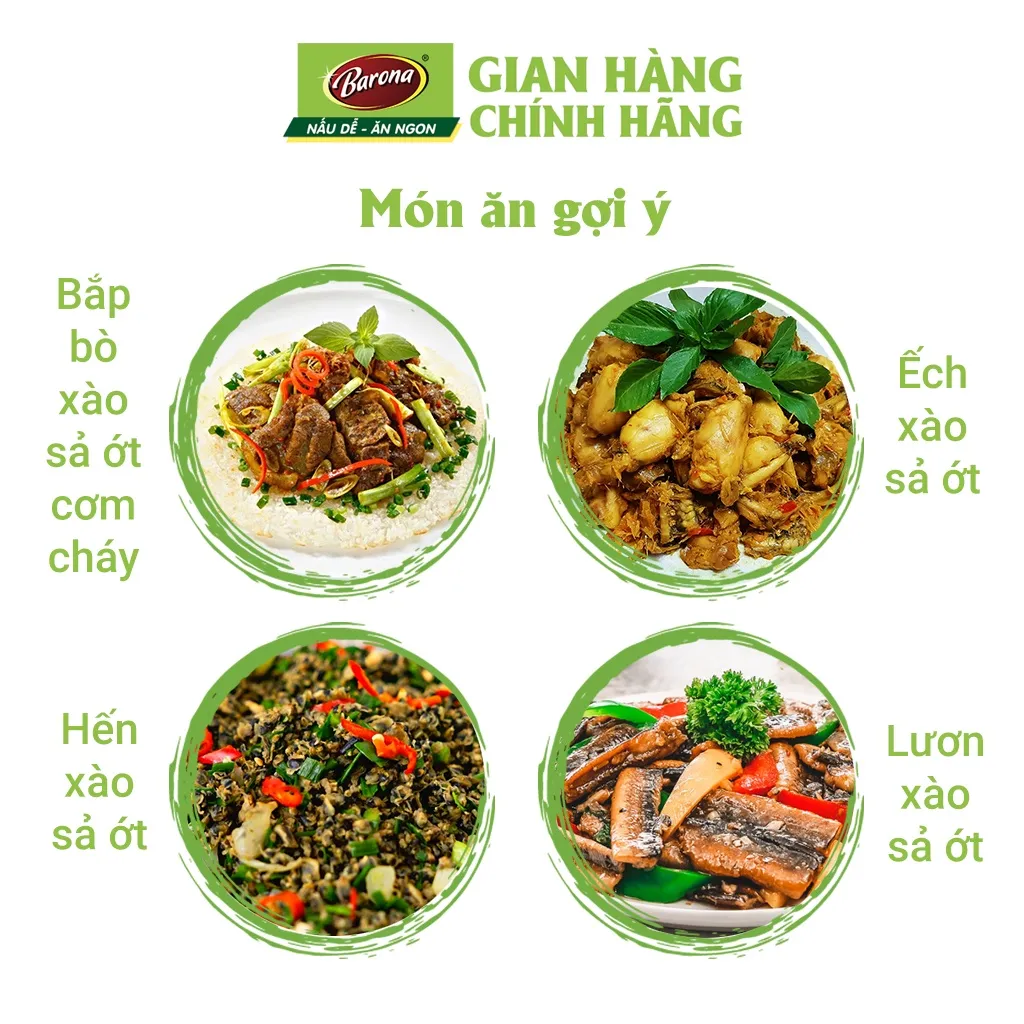 Ảnh Gia Vị Xào Sả Ớt Barona 80g ướp ngon chuẩn vị không cần nêm nếm 3