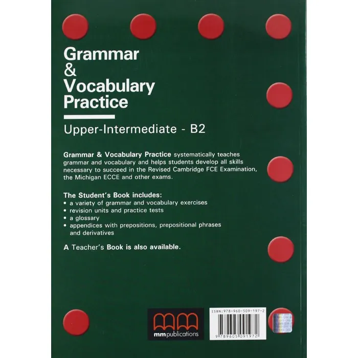 Ảnh Giáo trình tiếng Anh MM Publications: Grammar & Vocabulary Practice Upper Intermediate B2 (Student's Book) 1