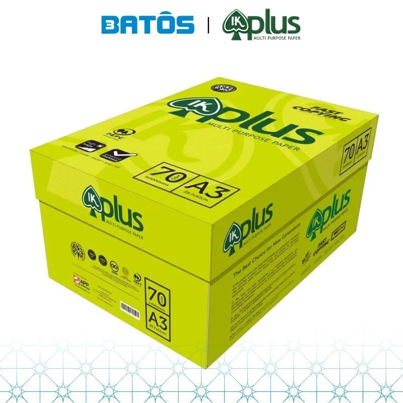 Ảnh Giấy A3 IK Plus 70gsm, 500 tờ/ Ream, nhập khẩu từ Indonesia. 4