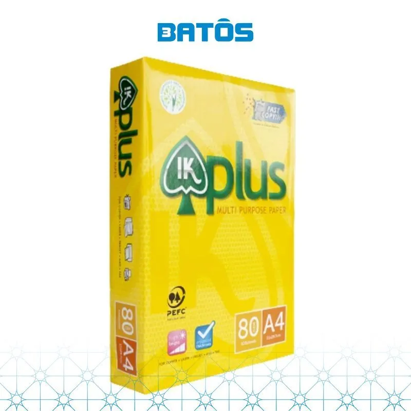 Ảnh Giấy A4 IK Plus 80gsm, 500 tờ/ Ream, nhập khẩu từ Indonesia. 3
