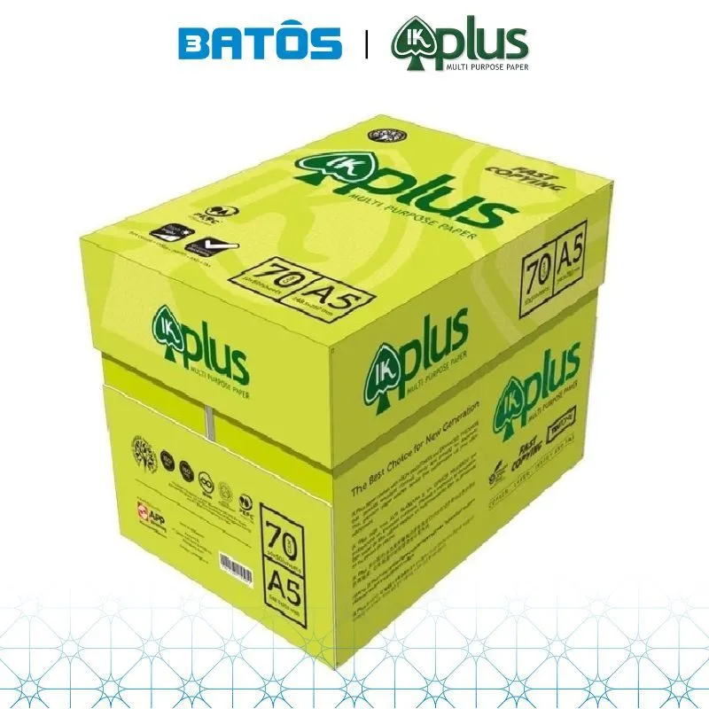 Ảnh Giấy A5 IK Plus 70gsm , 500 tờ/ rem, nhập khẩu từ Indonesia. 3