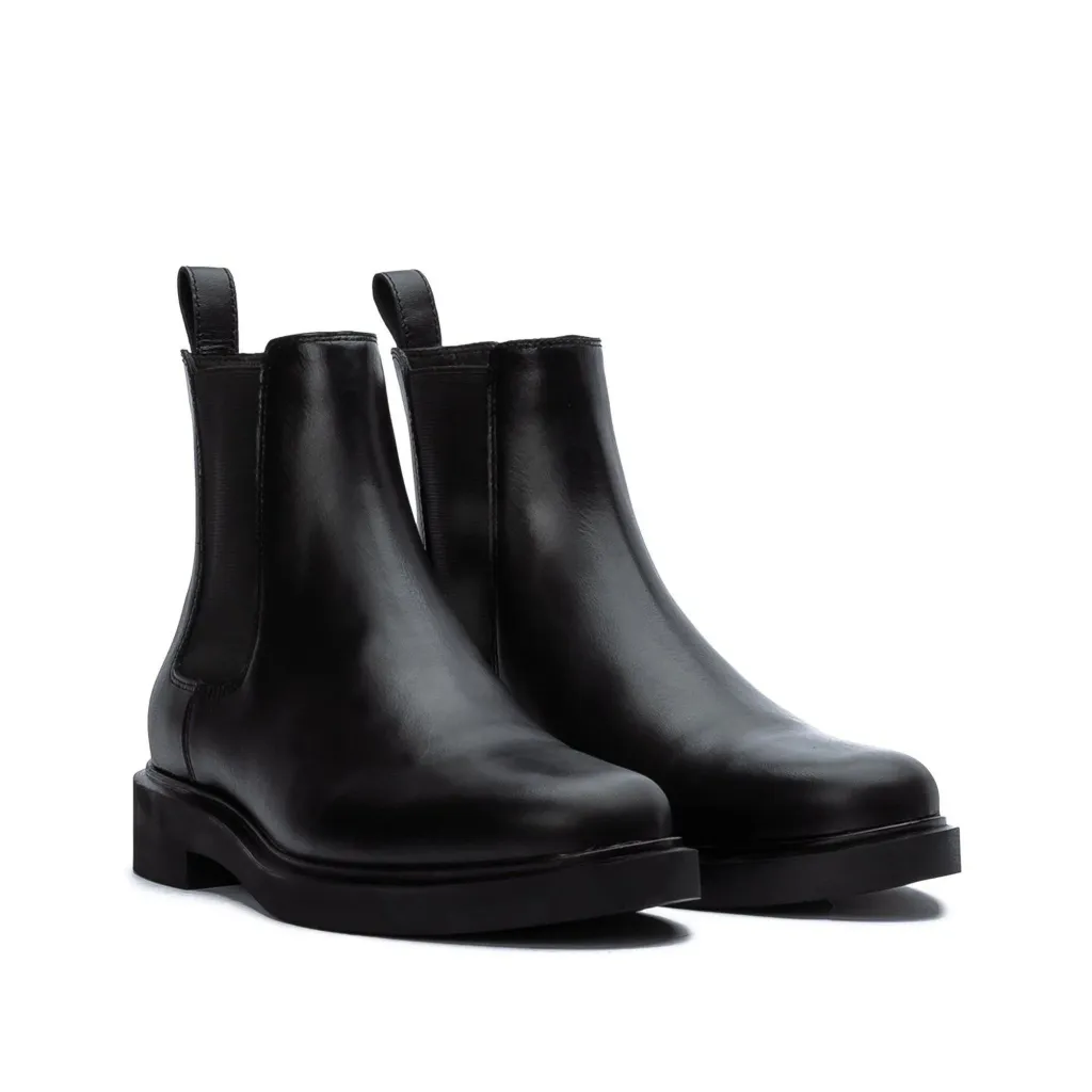 Ảnh Giày Boot Nam THE WOLF Minimal Chelsea Boot - Black 3
