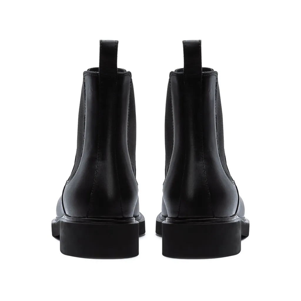 Ảnh Giày Boot Nam THE WOLF Minimal Chelsea Boot - Black 4