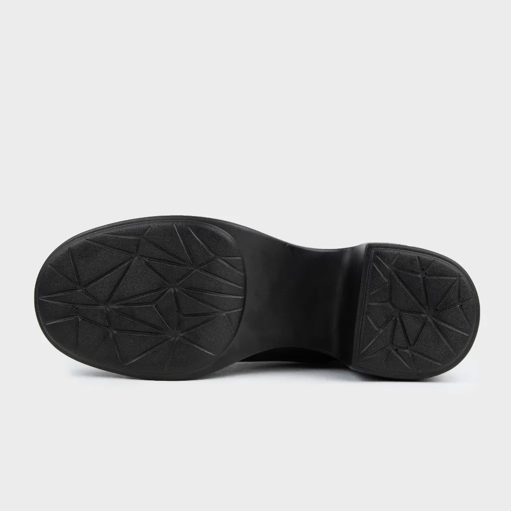 Ảnh Giày Boot Nữ Cao Gót Kumoo DARA Màu Đen BL-CG-KUMO-003-A Boot Lửng Nữ Thời Trang, Cá Tính 3