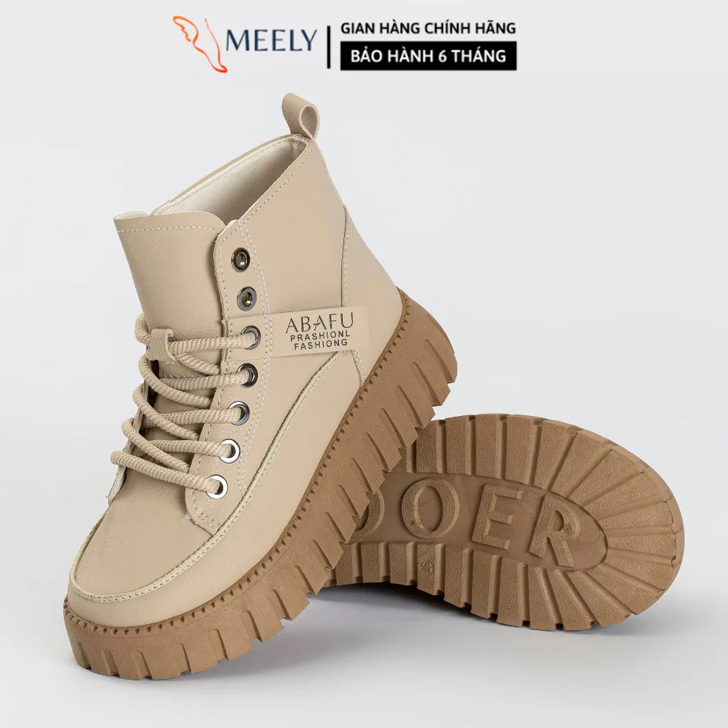Ảnh Giày Boots Nữ Đế Cao Bốt Nữ MEELY Phiên Bản Hàn Quốc Trẻ Trung Năng Động - ZY12 2