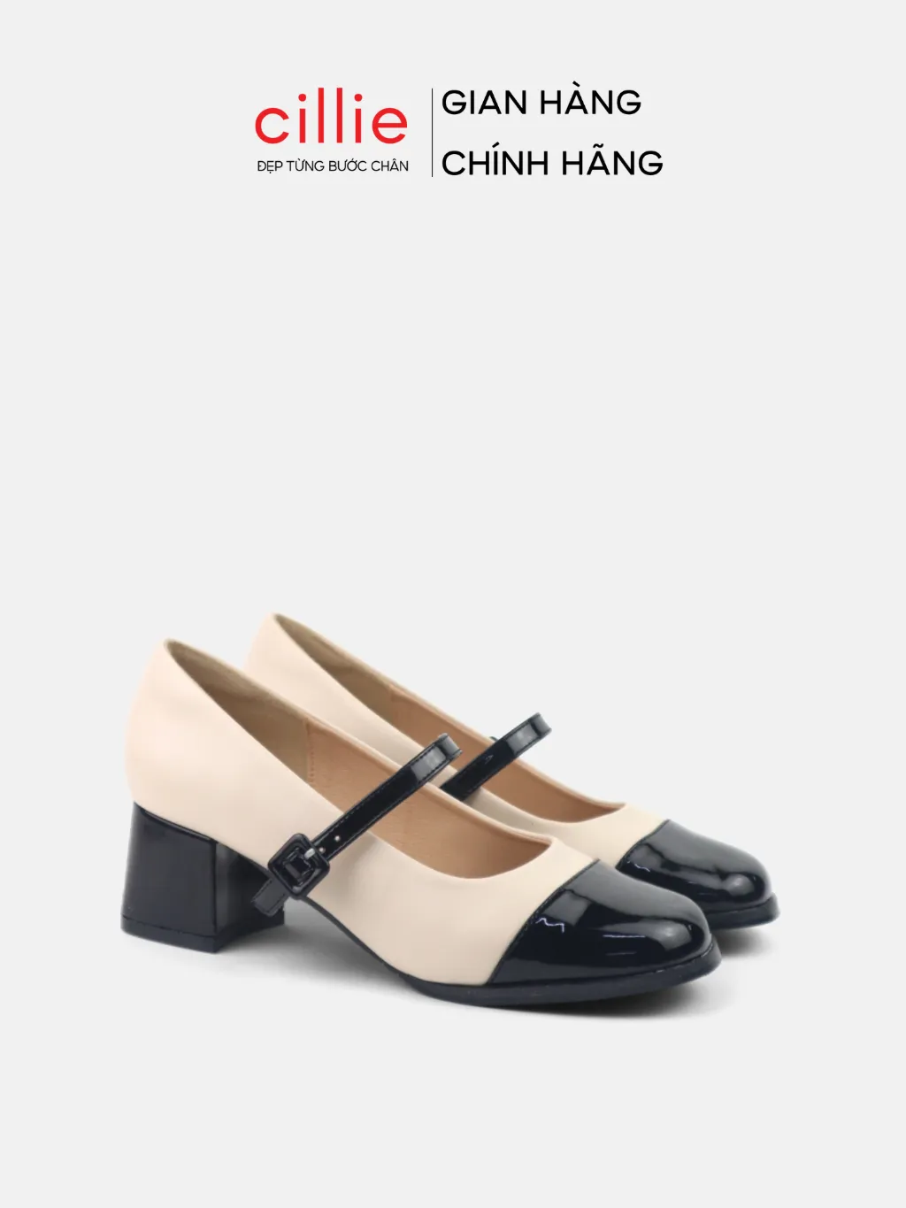 Ảnh Giày Búp Bê Marry Jane Nữ Cillie Gót Vuông Cao 5cm Lolita Kiểu Dáng Công Chúa 1