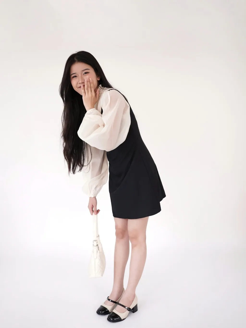 Ảnh Giày Búp Bê Marry Jane Nữ Cillie Gót Vuông Cao 5cm Lolita Kiểu Dáng Công Chúa 2