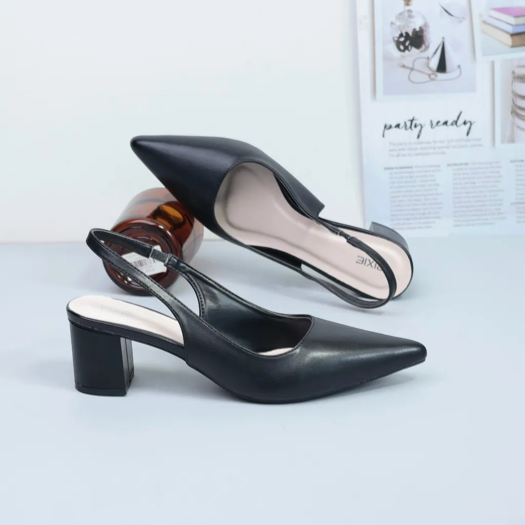 Ảnh Giày Cao Gót 5cm SlingBack Hậu Thun Pixie H350 3