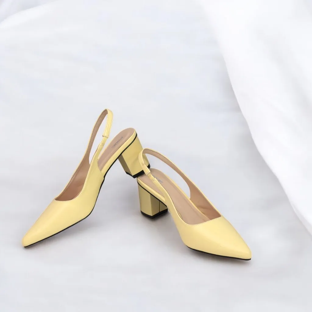 Ảnh Giày Cao Gót 5cm SlingBack Hậu Thun Pixie H350 4