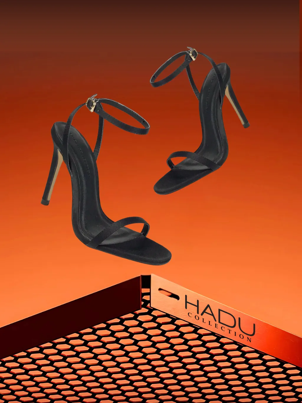 Ảnh Giày Cao Gót 9P Sandal Quai Mảnh HADU G931 Chất Da PU Cao Cấp Sườn 4 Lớp Vững Chắc BH 12 Tháng 2