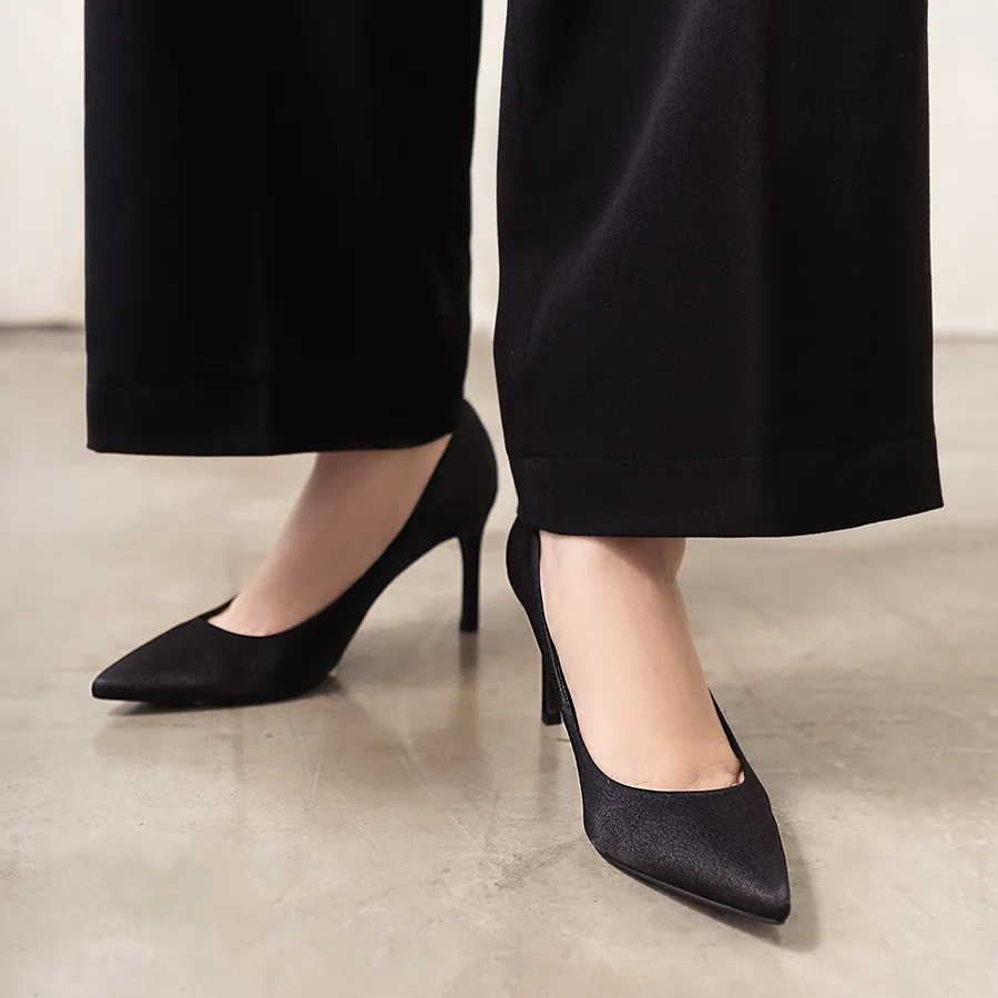 Ảnh Giày cao gót Her.declub CLARA SATIN PUMPS 1