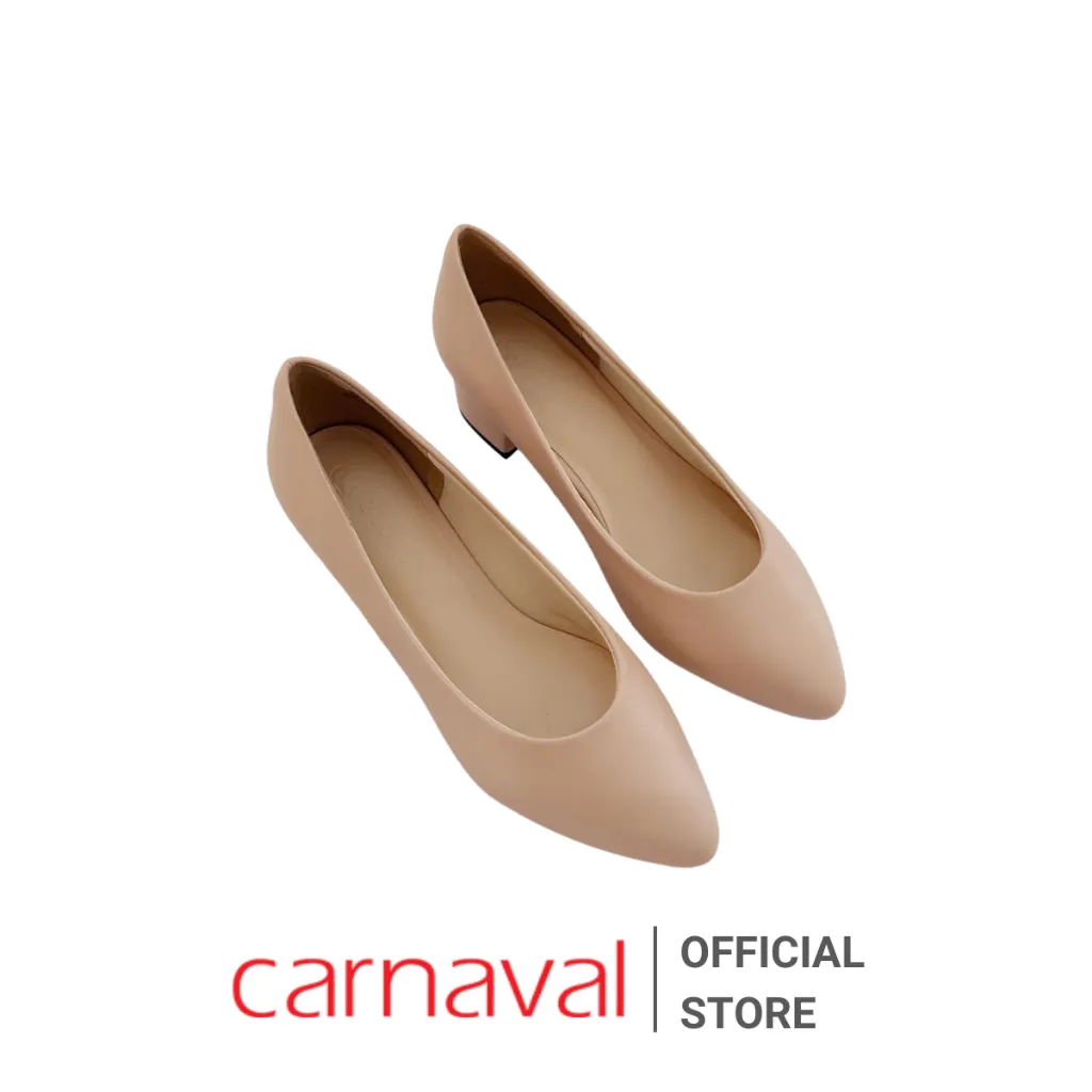 Ảnh Giày Cao Gót Mũi Nhọn Carnaval Phong Cách Công Sở Gót Vuông Cao 4cm - VS85 2
