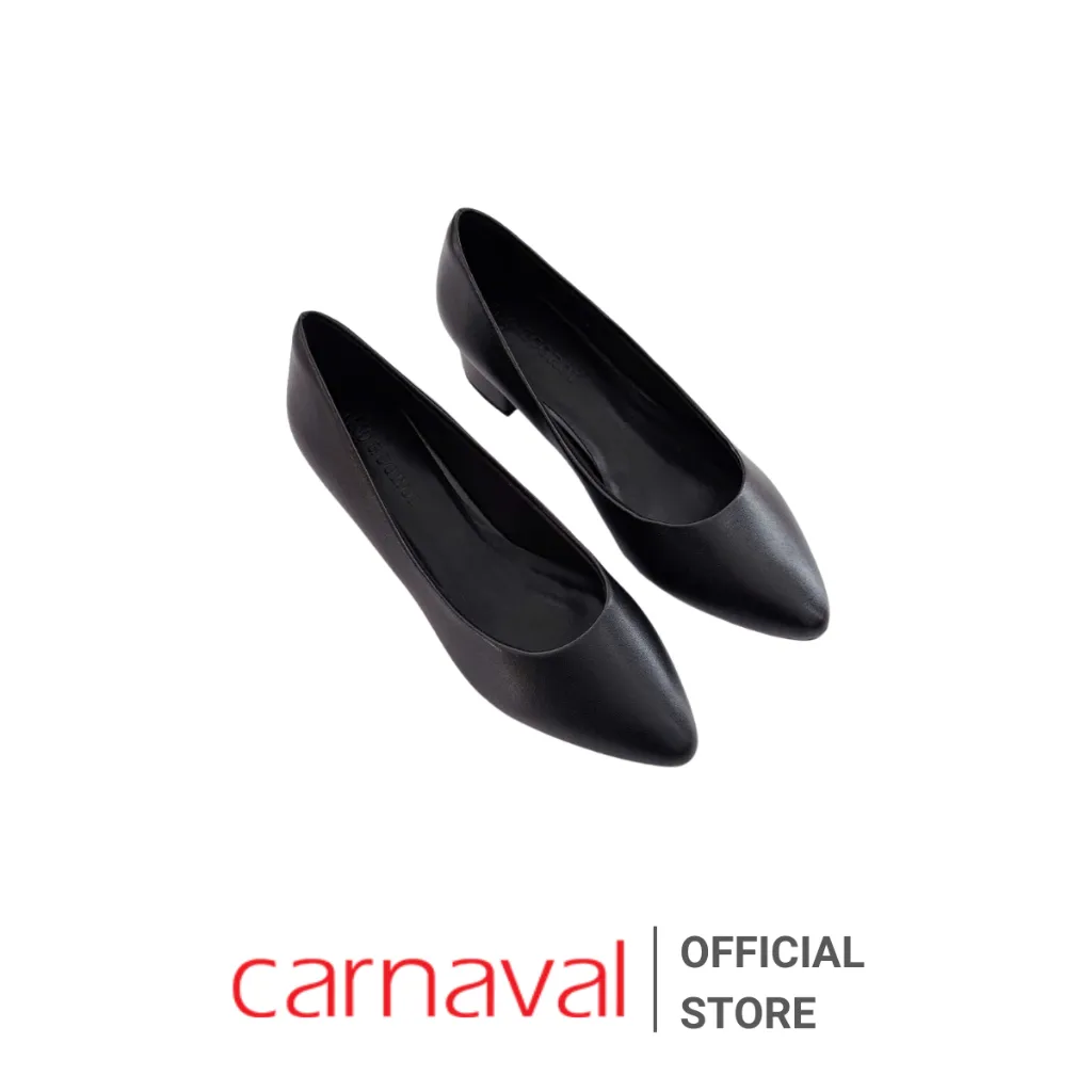 Ảnh Giày Cao Gót Mũi Nhọn Carnaval Phong Cách Công Sở Gót Vuông Cao 4cm - VS85 3
