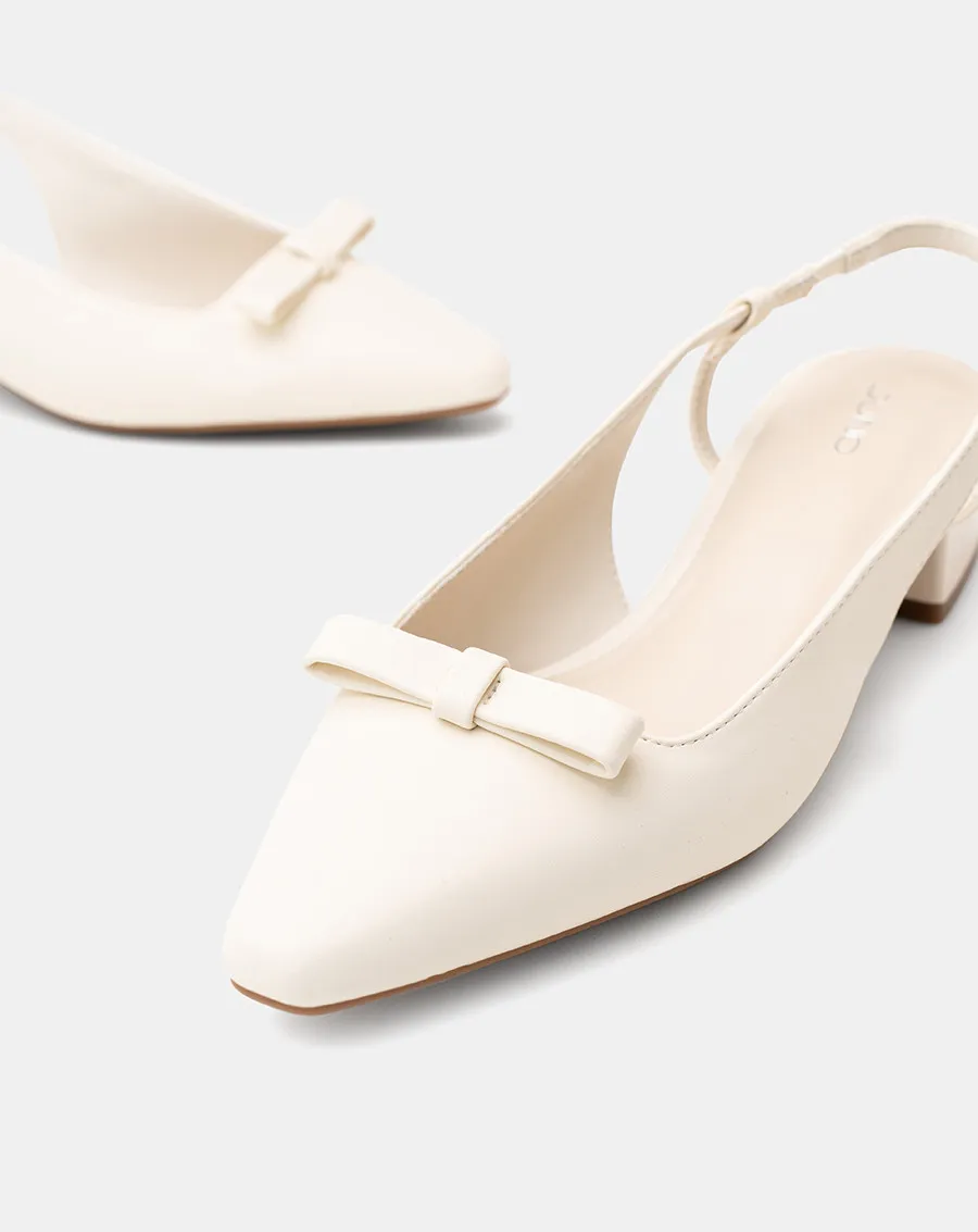 Ảnh Giày Cao Gót Nữ 5cm Thời Trang JUNO Giày Cao Gót Slingback Gót Vuông CG05148 1