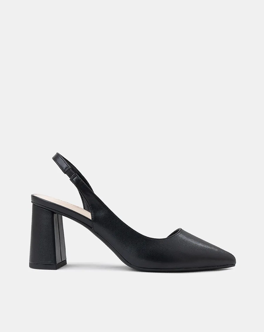 Ảnh Giày Cao Gót Nữ 7cm Thời Trang JUNO Giày Cao Gót Slingback Hở CG07163 2