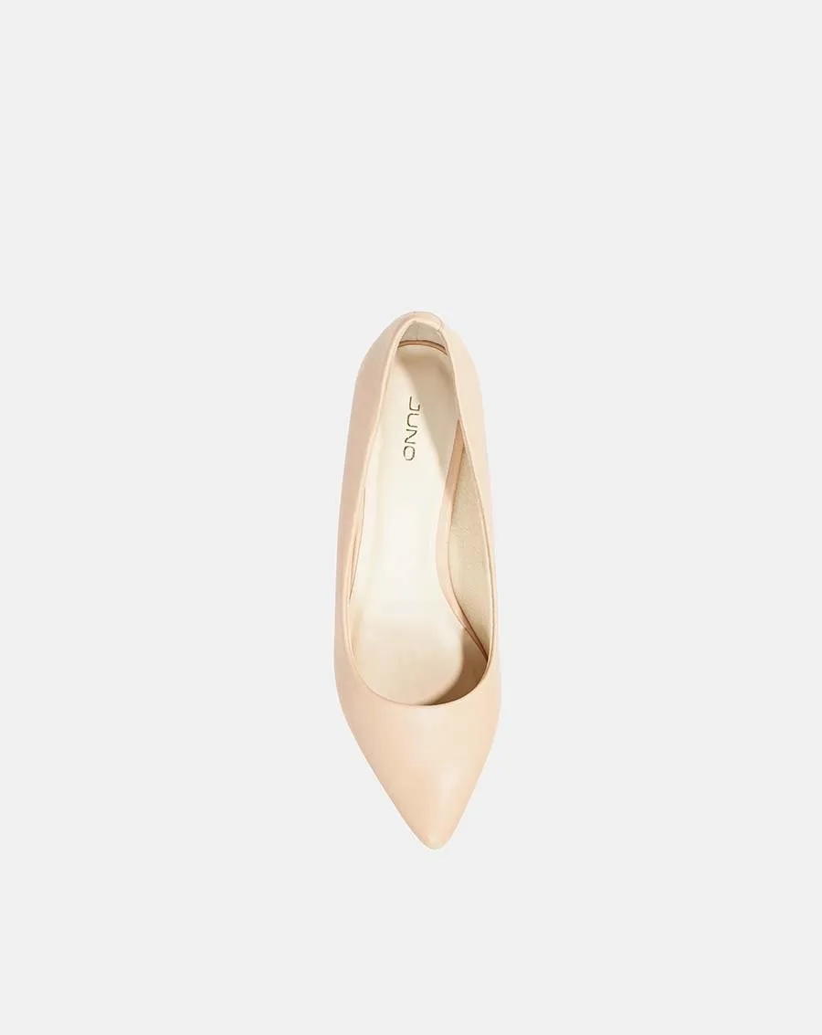 Ảnh Giày Cao Gót Nữ 7cm Thời Trang JUNO Giày Cao Gót Mũi Nhọn Gót Thanh CG07080 3