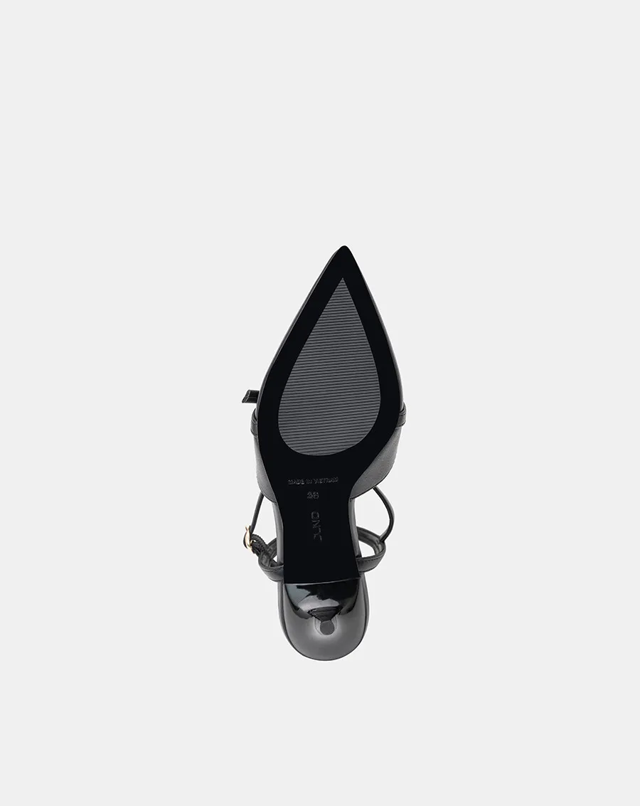 Ảnh Giày Cao Gót Nữ 9cm Thời Trang JUNO Giày Cao Gót Phối Nơ CG09169 4