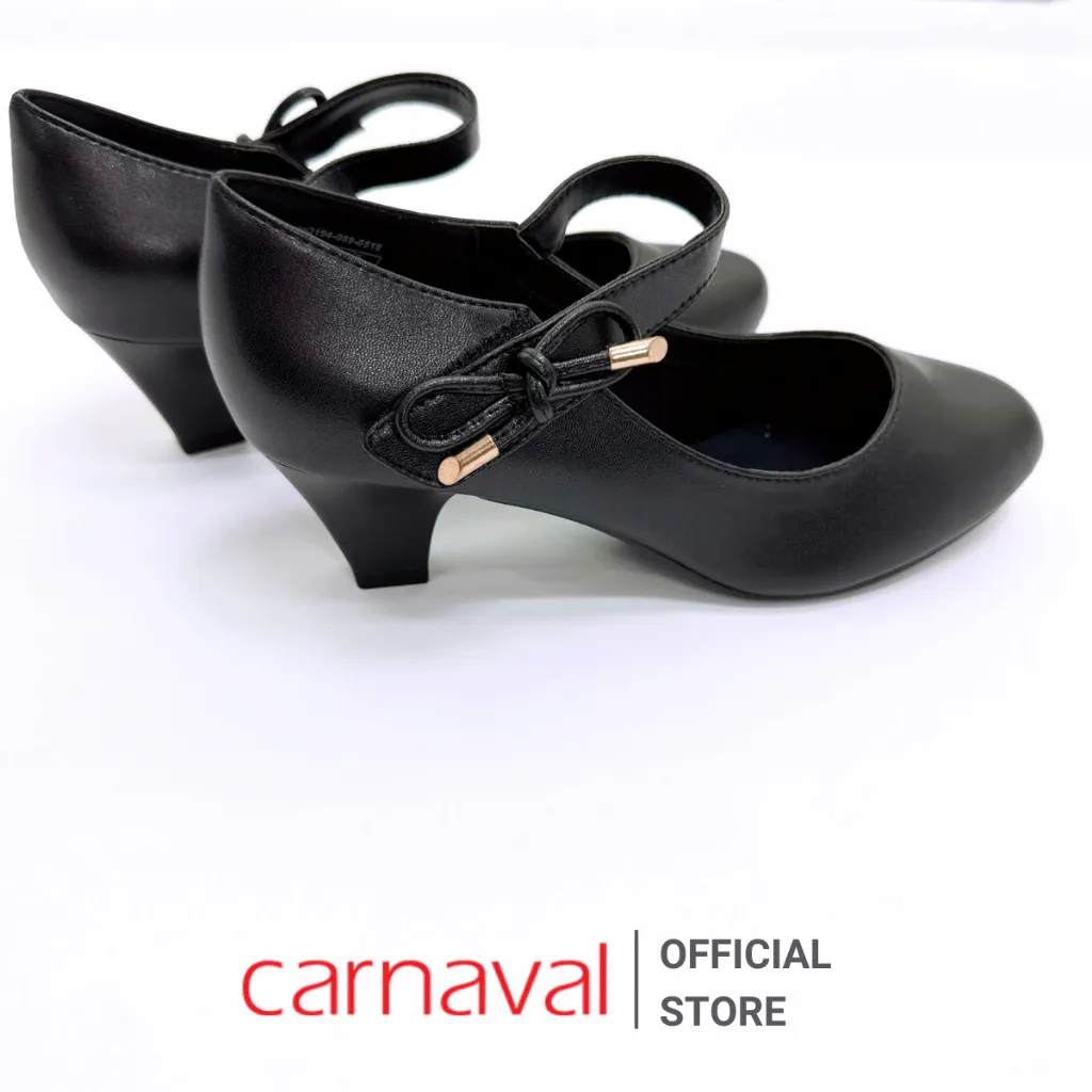 Ảnh Giày cao gót nữ mũi nhọn Carnaval đế vuông cao 5cm cao cấp, siêu sang - VS74 2