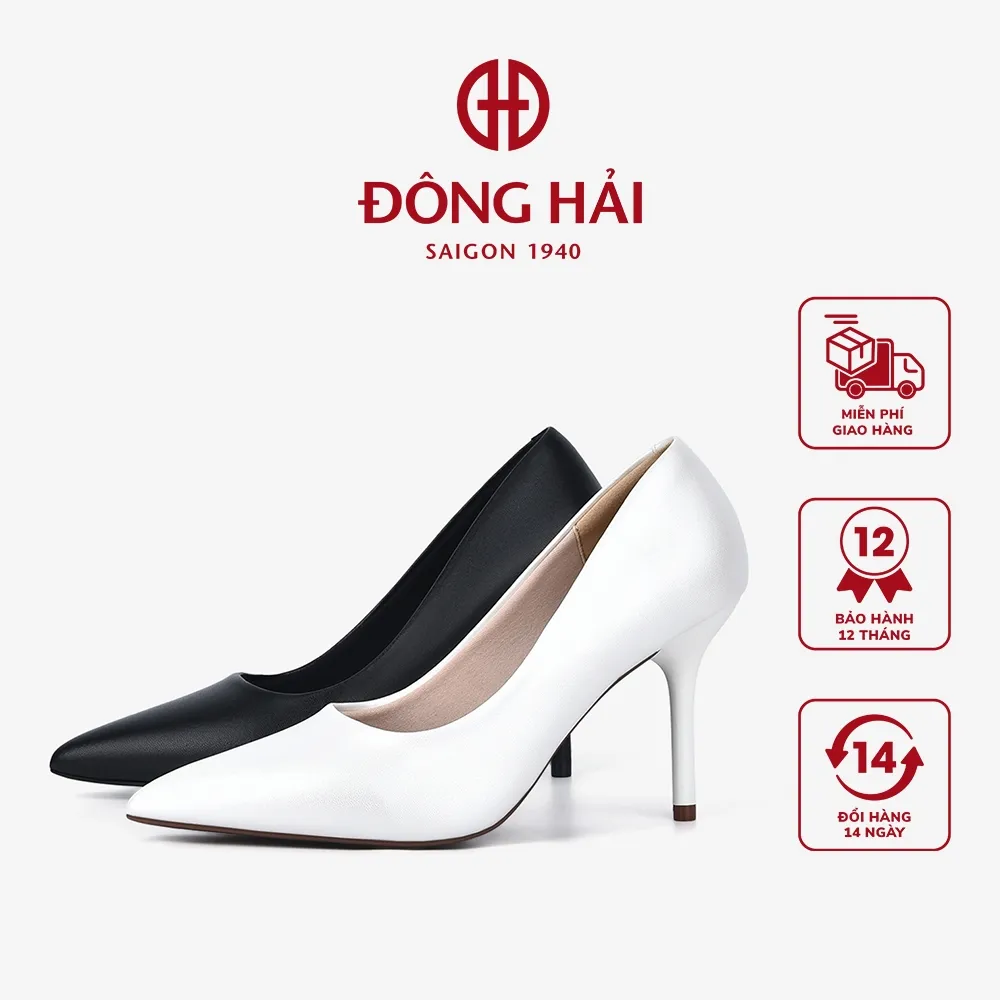 Ảnh Giày Cao Gót Nữ Đông Hải Mũi Nhọn Gót Nhọn 9cm - G81Q2 1