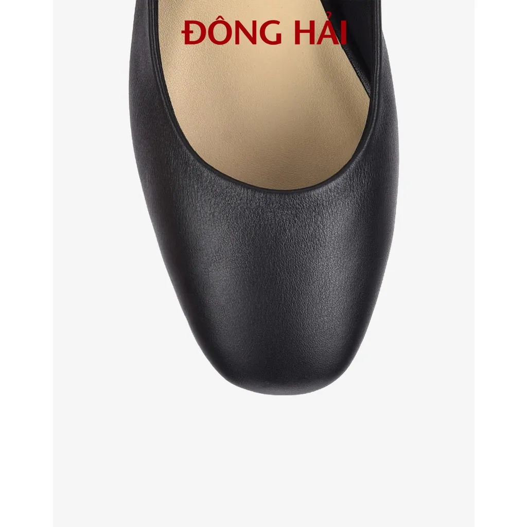 Ảnh Giày cao gót Đông Hải chất liệu da bò cao cấp gót vuông 5cm thanh lịch - G5708 4