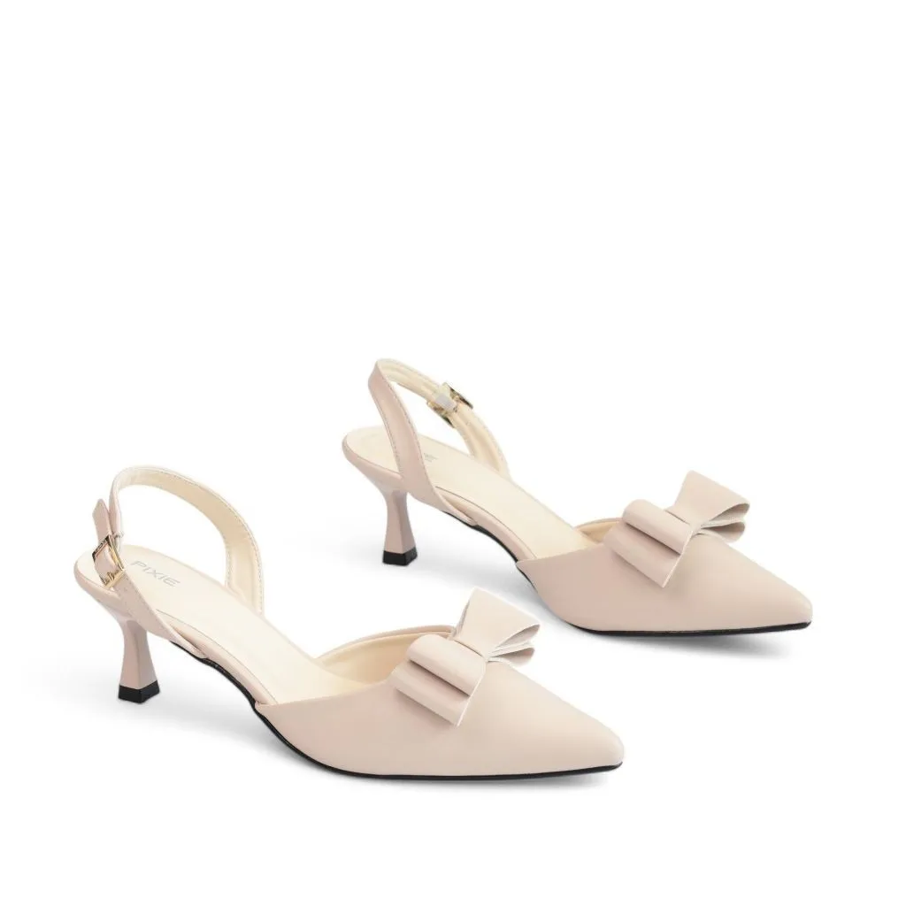 Ảnh Giày Cao Gót Slingback 5cm Mũi Nhọn Pixie H370 3