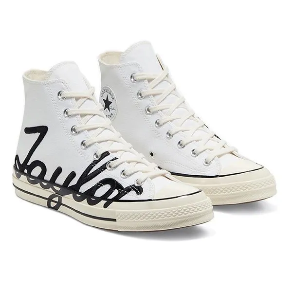 Ảnh Giầy Converse Chuck 1970 Signature Hi - 167696, Converse Chính Hãng, Basic, Vải Canvas Bền Bỉ 2