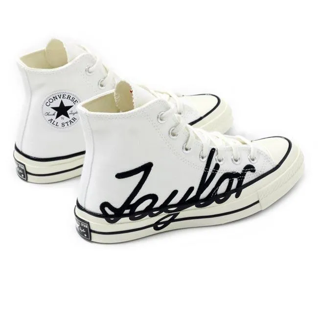 Ảnh Giầy Converse Chuck 1970 Signature Hi - 167696, Converse Chính Hãng, Basic, Vải Canvas Bền Bỉ 3