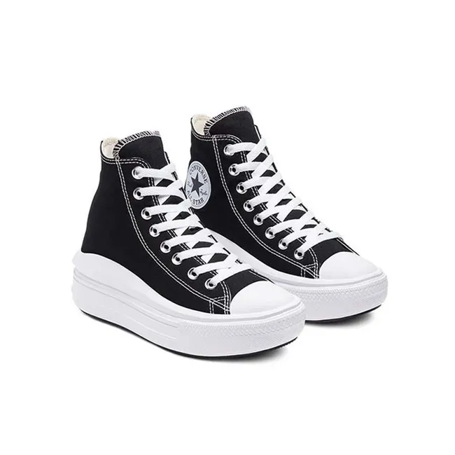 Ảnh Giầy Converse Chuck Taylor All Star Move - 568497, Converse Chính Hãng, Giầy Đế Cao, Siêu Nhẹ, Êm 2