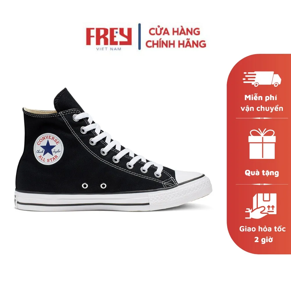 Ảnh Giày Converse Chuck Taylor All Star Classic Đen Cao Cổ 121186 1
