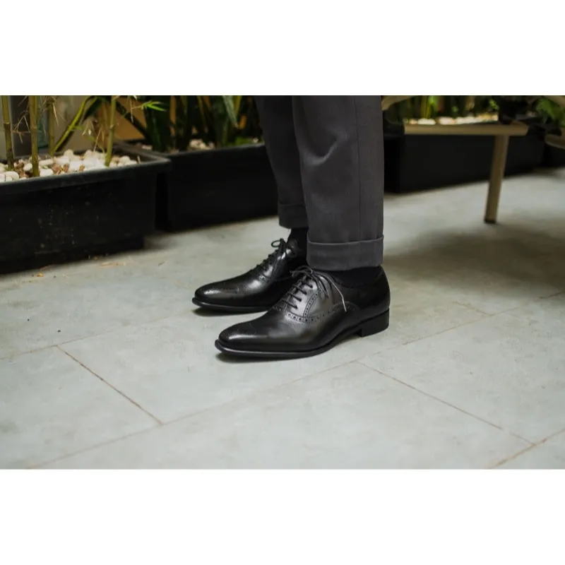 Ảnh Giày Da Nam Oxford Gồm Hai Màu Thời Trang Công Sở Chất Liệu Da Bê Cao Cấp Thương Hiệu CNES (OF 005 S 65) 2
