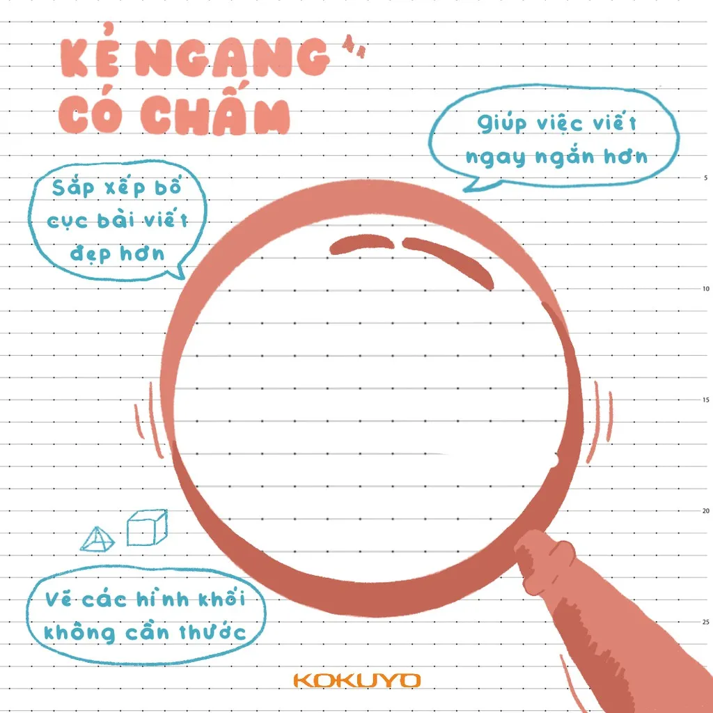Ảnh Giấy Kiểm Tra Kẻ Ngang Có Chấm Campus Rain Of Sakura 30 Tờ Khổ B5 2
