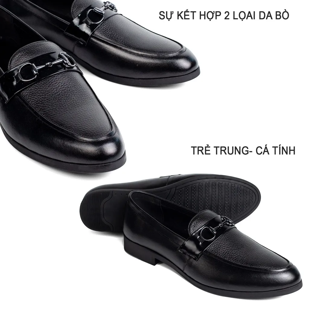 Ảnh Giày lười nam da bò nappa cao cấp G121 Bụi leather- hộp sang trọng - Bảo hành 12 tháng 4