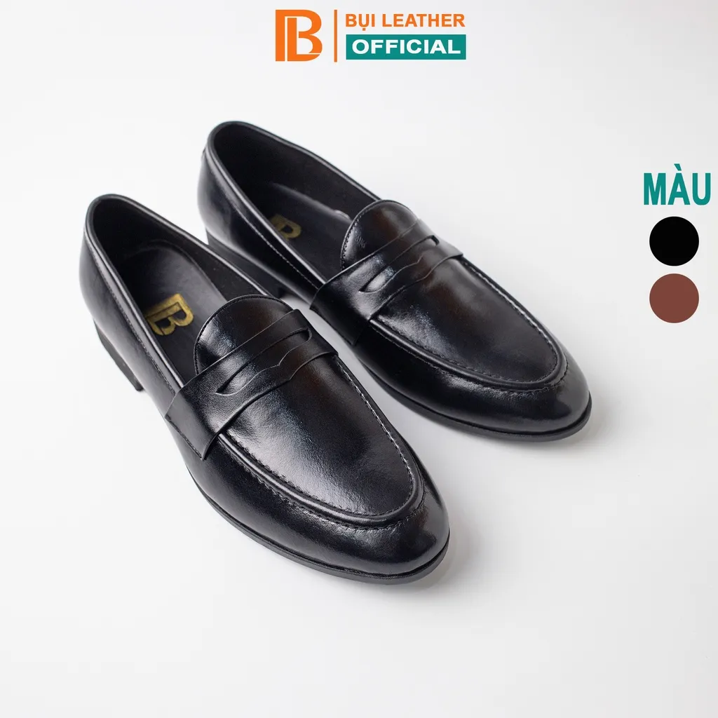Ảnh Giày lười nam da bò nappa cao cấp G120 Bụi leather hộp sang trọng Bảo hành 12 tháng 1