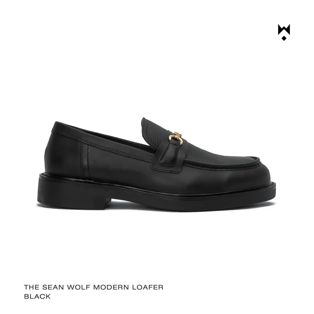 Ảnh Giày Lười Nam Nữ THEWOLF SEAN MODERN LOAFER - Full Đen 1