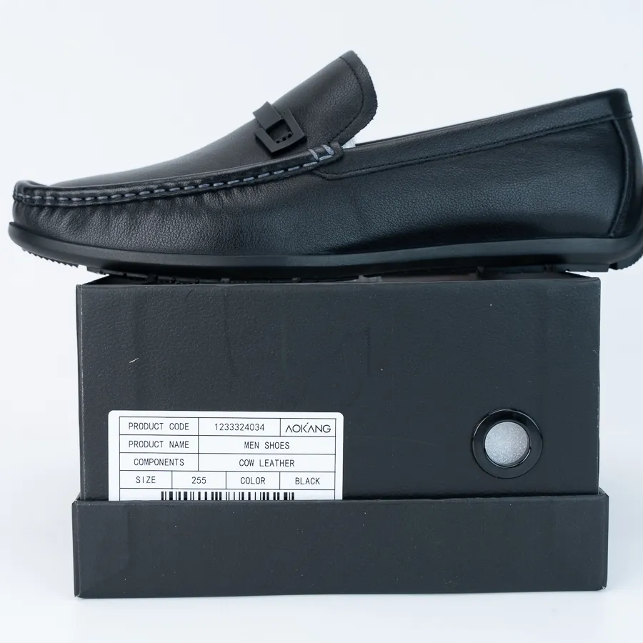 Ảnh Giày Moca Nam Da Bò Aokang 1233324034 2