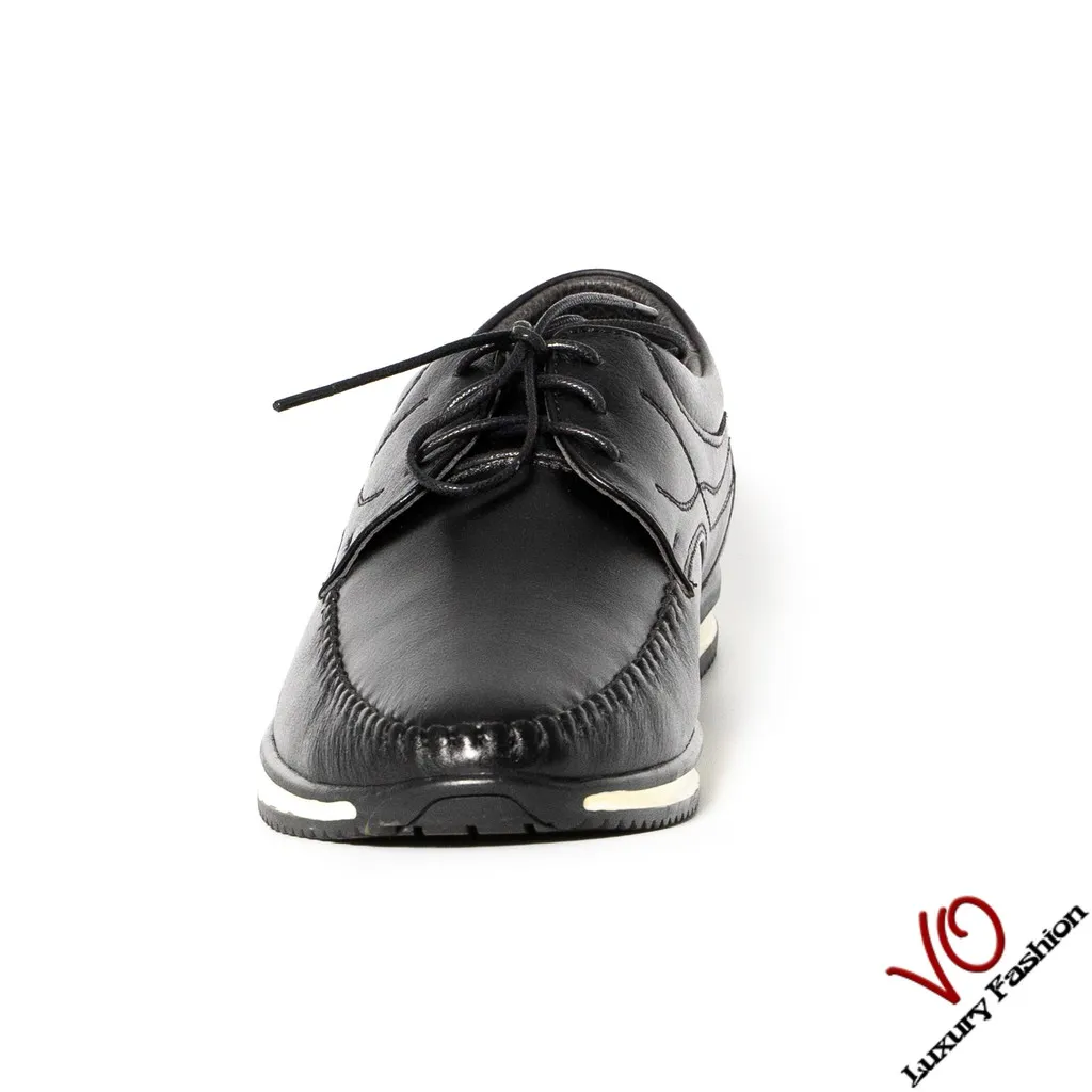 Ảnh Giày mọi da bò thật màu đen trẻ trung VO Shoes_2997 3