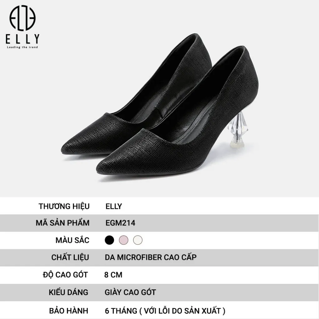 Ảnh GIÀY NỮ CAO CẤP ELLY – EGM214 3