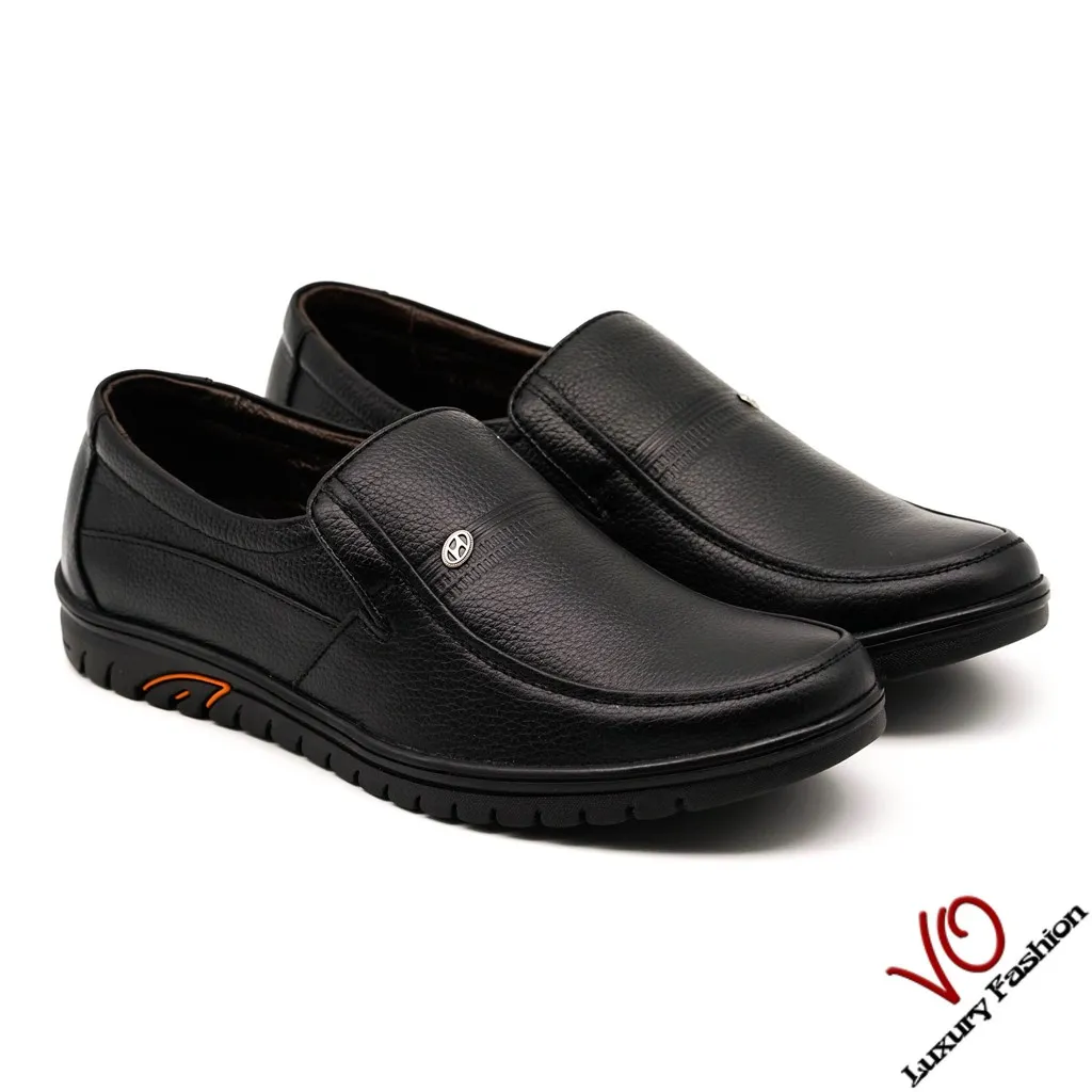 Giày Ông Già Da Bò Thật VO LUXURY FASHION KK 445 - Lịch Lãm, Êm Ái
