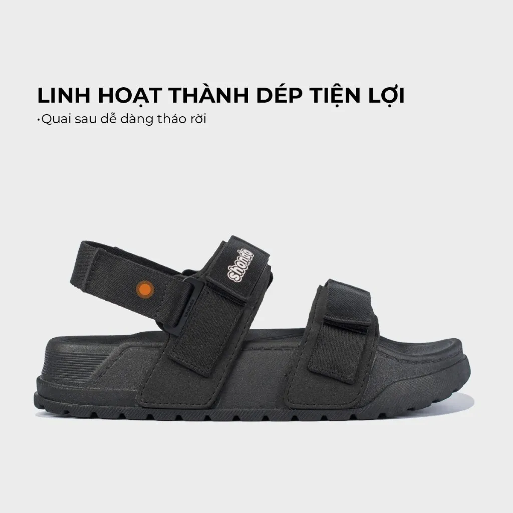 Ảnh Giày Platy Nam Nữ SHONDO Thời Trang, Mềm Êm Ái, Thích Hợp Đi Học, Đi Chơi Màu Đen PLA1112 1