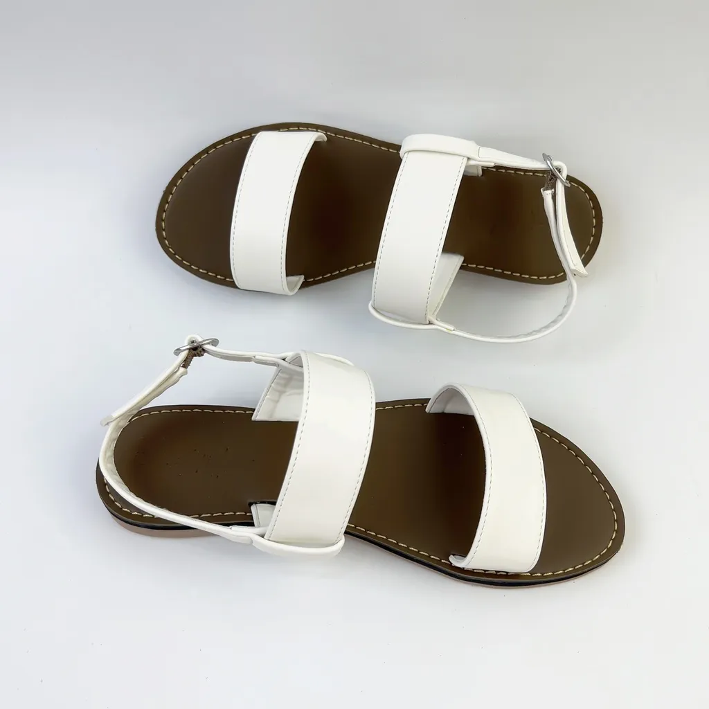 Ảnh Giày Sandal đi học Thời Trang biển Hishoo Quai hậu Ngang Da Mềm Cao Cấp Có Bigsize VNXK Ulzzang Quai Mảnh Nam Nữ S050 2