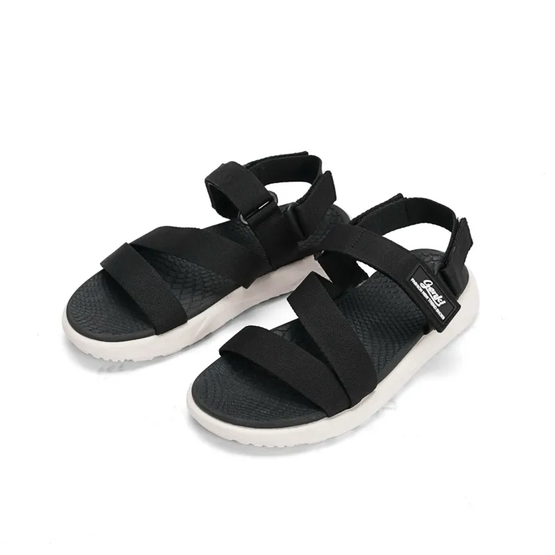 Ảnh Giày Sandal Nam Genki Màu Đen Quai Chéo Thời Trang Cao Cấp Chính Hãng YK69 2