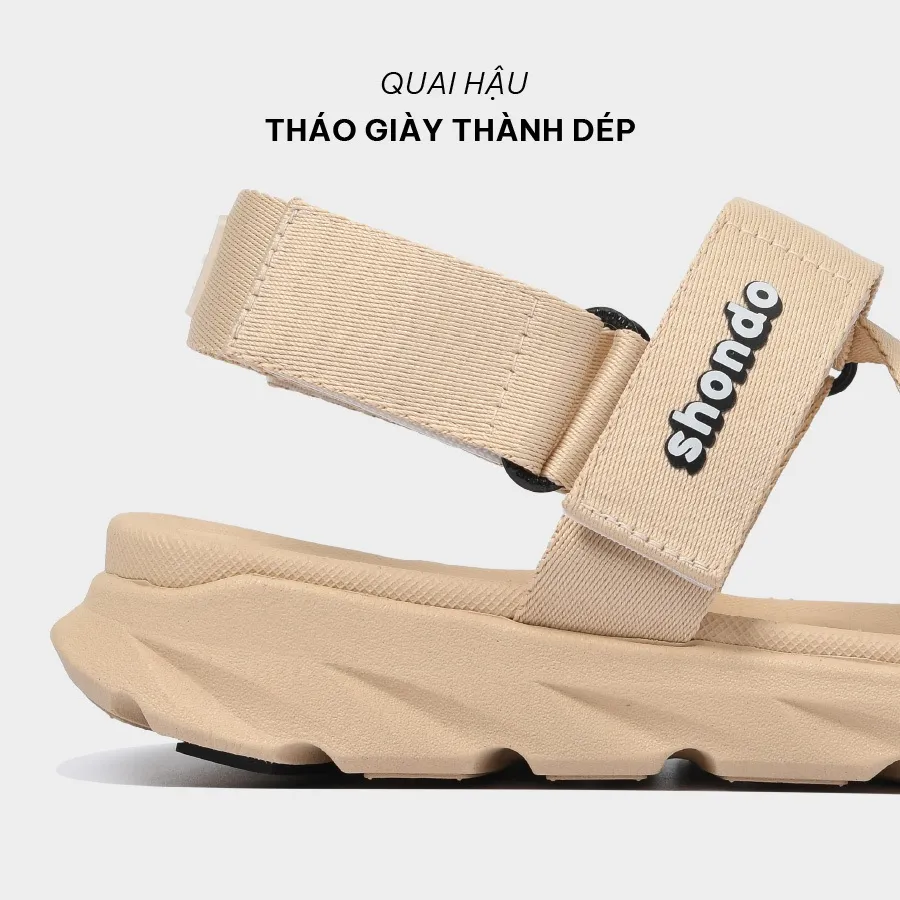 Ảnh Giày Sandal Nam Nữ F6S Thoải Mái, Nhẹ Êm Ver 2 Shondo Nhiều Màu 2